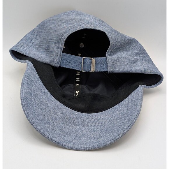 Under Armour Gray Womens Baseball Cap Hat Running Lightweight Strap Back Stretch - Picture 4 of 6